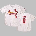 2025 Cardinals Masyn Winn Home White Jersey Giveaway