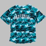 2025 Mariners Armed Forces Night Camo Jersey Giveaway