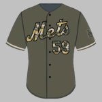 2025 Mets Sean Manaea Camo Jersey Giveaway