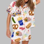 Food Print Pajama Set