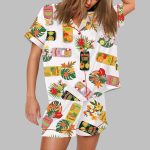 Hawaiian Sun Pass O Guava Can Art Pajama Set