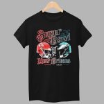 Heather Charcoal Chiefs vs Eagles Super Bowl Shirt