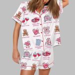 Mental Health Nurse Valentines Day Pajama Set