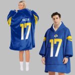 PN 17 Los Angeles Football Unisex Blanket Hoodie