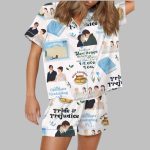 Pride And Prejudice Novel Satin Pajama Set