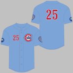2025 Cubs Blues Alternate Giveaway Jersey Giveaway