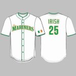 2025 Mariners Irish Heritage Night Jersey Giveaway