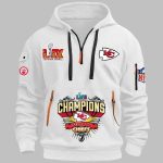 2025 Super Bowl Chiefs Quarter Zip Hoodie