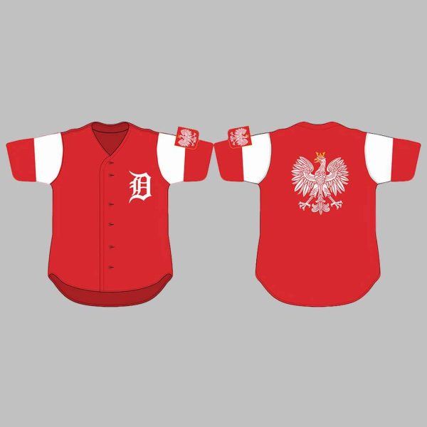 2025 Tigers Polish American Heritage Jersey Giveaway 1
