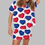 Bills Conversation Hearts Pajama Set
