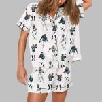 Eagles Player Football Pajama Set