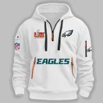 Eagles Super Bowl LIX Quarter Zip Hoodie