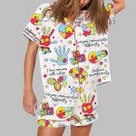 Everyone Communicates Differently Autism Month Pajama Set