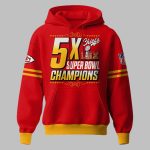 KC Chiefs Back to Back LIX Super Bowl Champions 2025 Hoodie