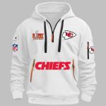 KC Chiefs Super Bowl LIX Quarter Zip Hoodie