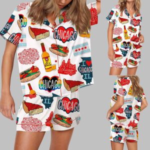 Chicago Satin Pajama Set