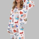 Nantucket Cape Cod Satin Pajama Set