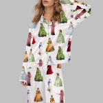 Scarlett Vintage Satin Pajama Set