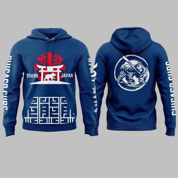 2025 Cubs World Tour Tokyo Series Hoodie 2