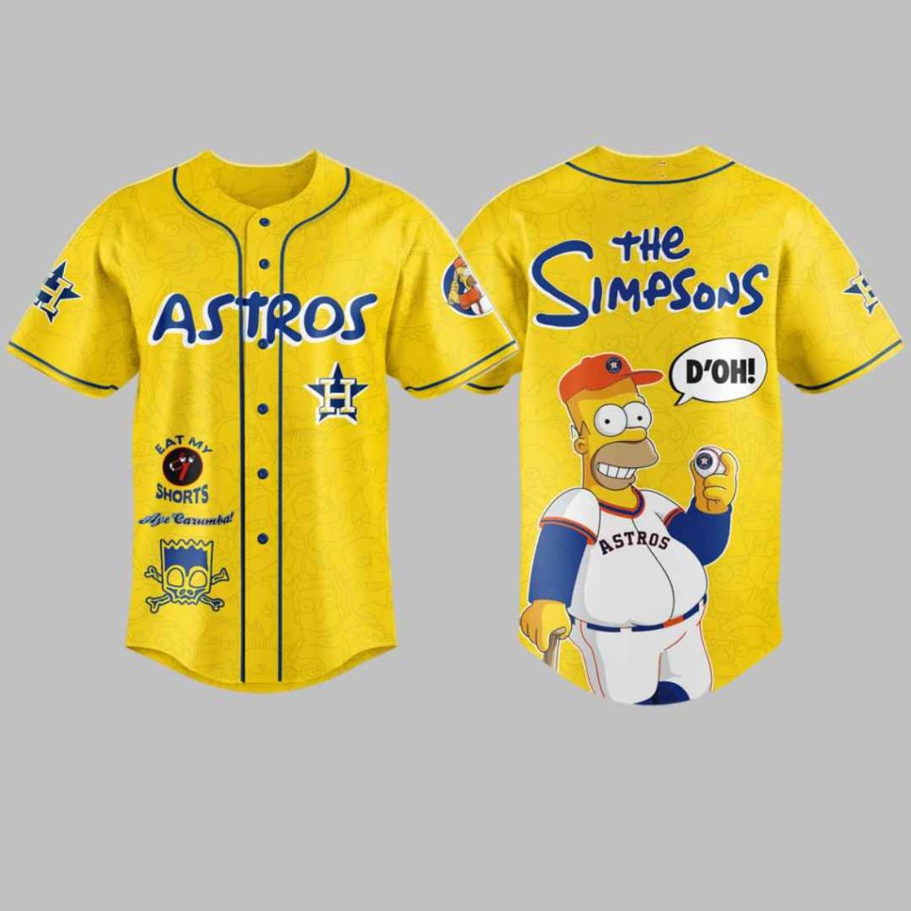 2025 The Simpsons Astros Jersey 1