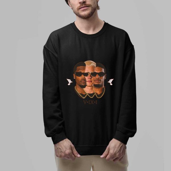 Bengals Joe Burrow Ja'Marr Chase Tee Higgins V IX I Shirt 2