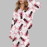 Coquette Pepper Drink Satin Pajama Set