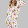 Coquette Softball Satin Pajama Set 1