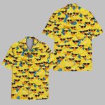 Cute Yellow Duck Hawaiian Shirt