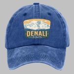 Denali Alaska Print Baseball Cap