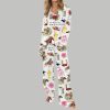 Derby Day Party Satin Pajama Set 2