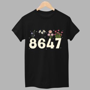 8647 Flower Print Shirt 1