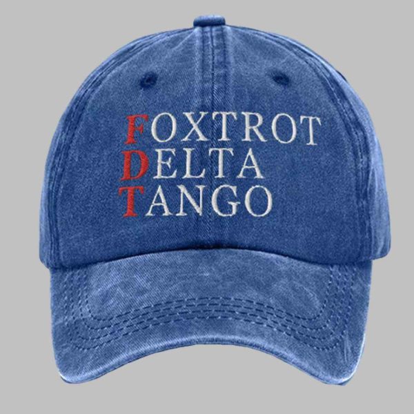 Foxtrot Delta Tango Print Hat 2