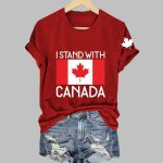 I Stand With Canadian Pride T-Shirt