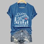 I Stand With The NPS National Park Support Shirt