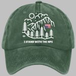 I Stand with the NPS Printed Baseball Cap