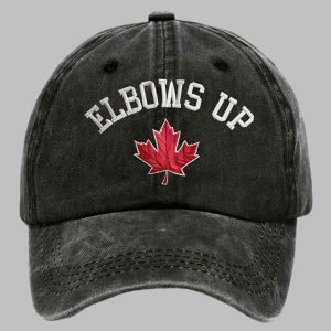 Canada Elbows Up Printed Baseball Cap 1