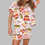 In-N-Out Burger Print Pajama Set