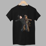 Indiana Jones punching Elon Musk while he's giving his salute Shirt
