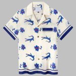 Lochlan Ratliff The White Lotus Crocodile Flower Shirt