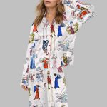 Medieval Mighty Maidens Satin Pajama Set