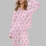 Monkey Satin Pajama Set