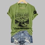 Protect Our National Parks Printed T-Shirt