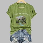 Retro Protect Our National Parks Print T-Shirt