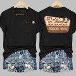 Women's Protect Our National Parks Printed Short-Sleeved T-Shirt
