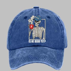 Unisex Is He Dead Yet Print Hat 1