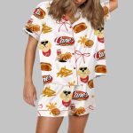 Raising Chicken Silky Satin Pajama Set