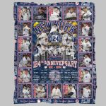 The Yankees 124th Anniversary 1901 2025 Blanket