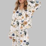 Goat Farm Floral Silky Satin Pajama Set