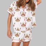 Pope Leo XIV Catholic Print Pajama Set