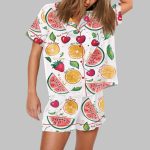 Summer Fruit FDT Print Pajama Set